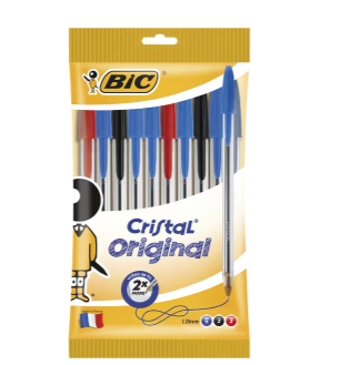Bic Original Assorted Pen 10 Pk