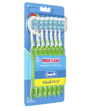 Oral B Toothbrush Fresh Clean Soft Value Pack