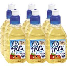 Pop Tops Apple Fruit Drink 250ml 6pk