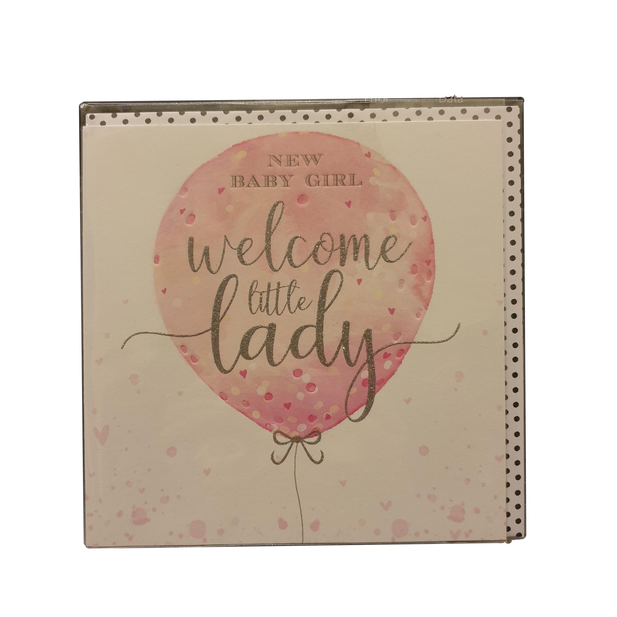 H&G Welcome little lady card
