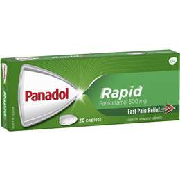 Panadol Rapid Paracetamol 500mg 20pk