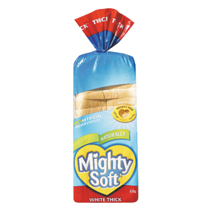 Mighty Soft White Thick Bread 650g
