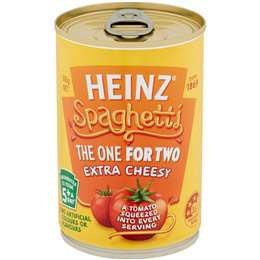 Heinz Spaghetti Extra Cheesy Can 300g