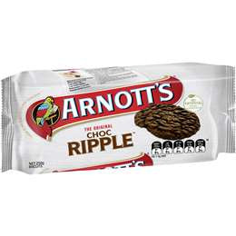 Arnott's Chocolate Ripple Biscuits 250g