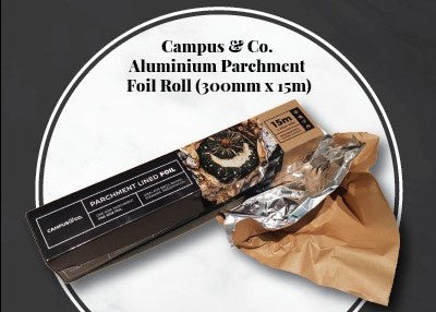 Campus&Co Aluminium Parchment Foil Roll 300mm x 15m