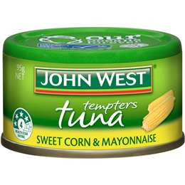 John West Tuna Tempters Sweet Corn & Mayonnaise 95g