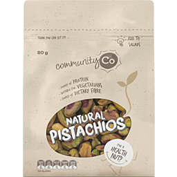 Community Co Natural Pistachios 80g