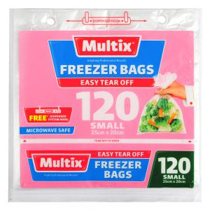 Multix Freezer Bag Tear Off Small 120pk