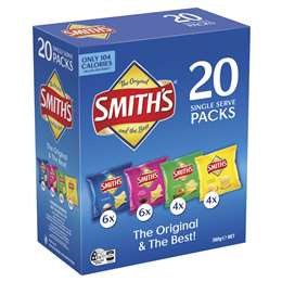 Smiths Chip Classic Crinkle Variety 20pk