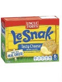 Uncle Tobys Le Snak Tasty Cheese 6pk 132g