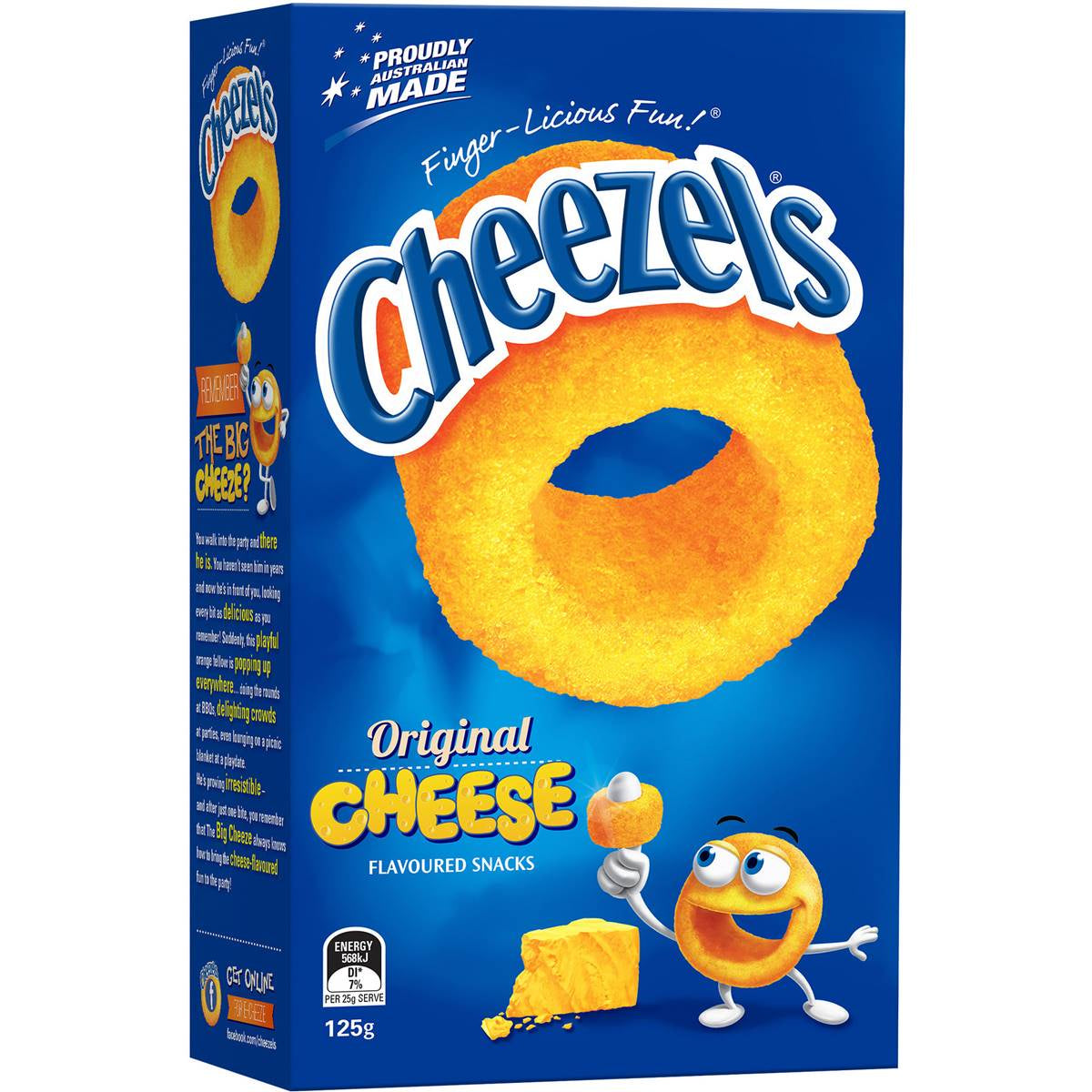 Cheezels Cheese Box 125g