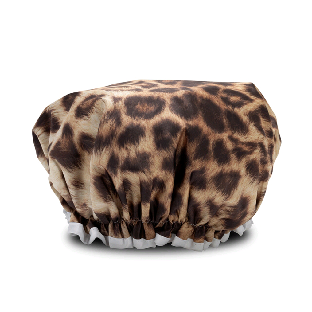 Manor Road Shower Cap Leopard