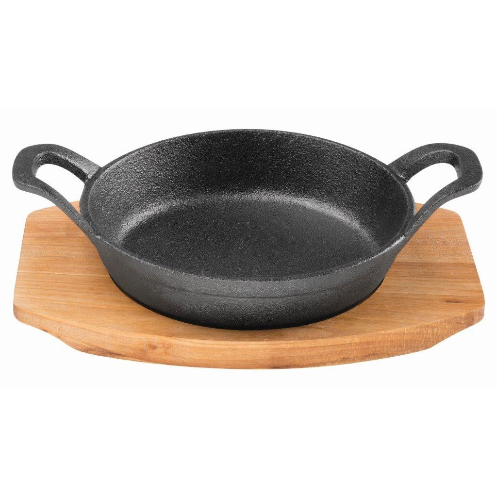 Pyrolux Pyrocast Round  Gratin With Maple Tray 18cm