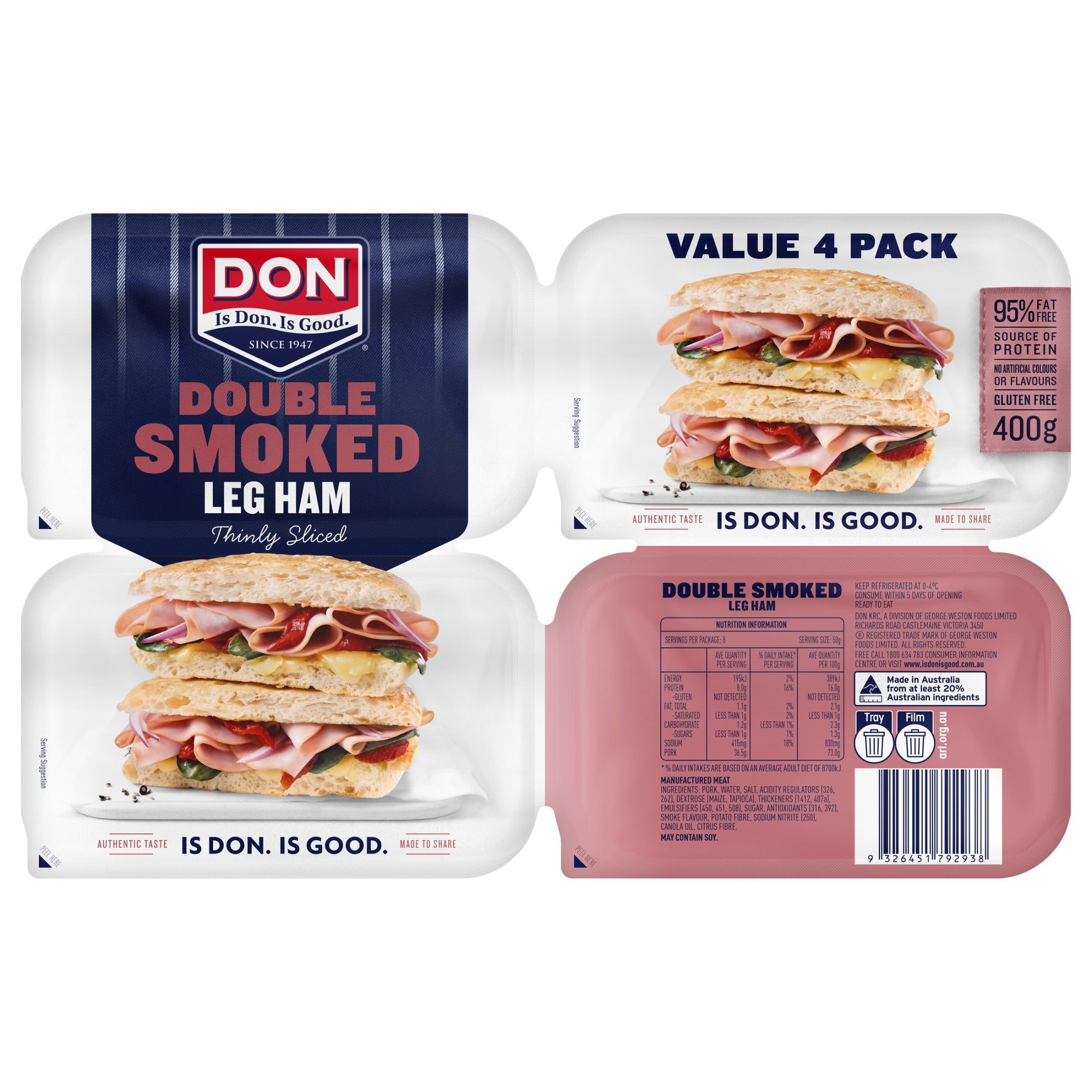 Don Ham Double Smoked 400g