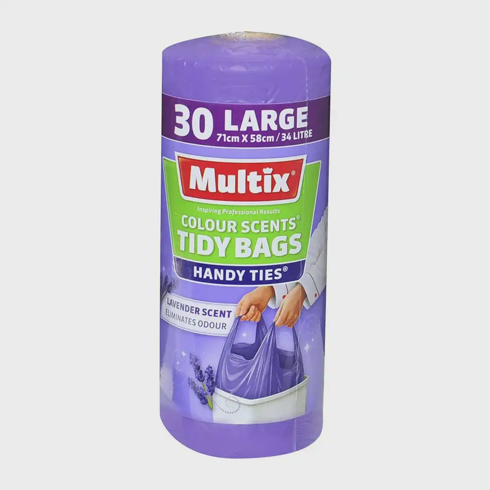 Multix Colour Scents Tidy Bags Lavender Scent Large 30pk