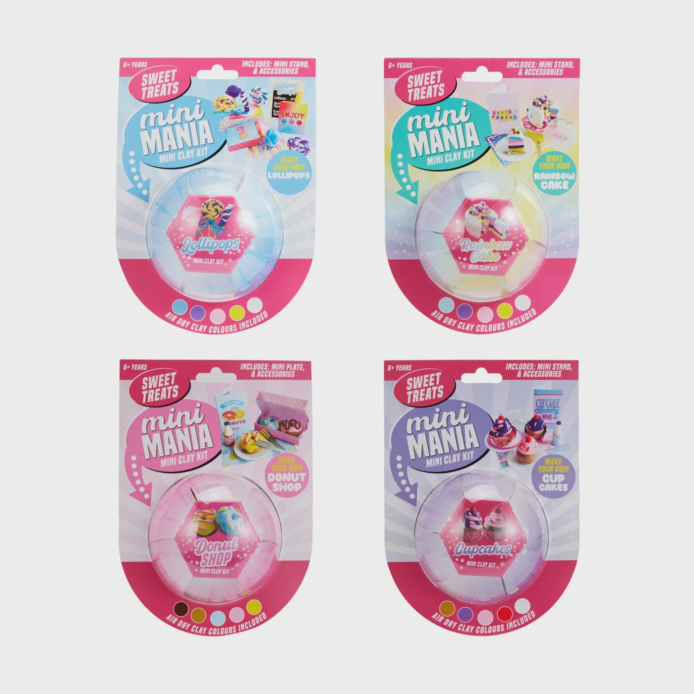 Mini Mania Mini Clay Kit Sweet Treats Assorted