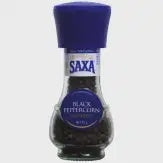 Saxa Black Peppercorns Grinder 45g