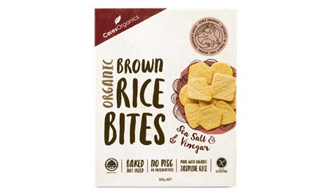 Ceres Organic Rice Bites, Sea Salt & Vinegar 100g