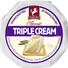 Unicorn Triple Cream Brie 125g