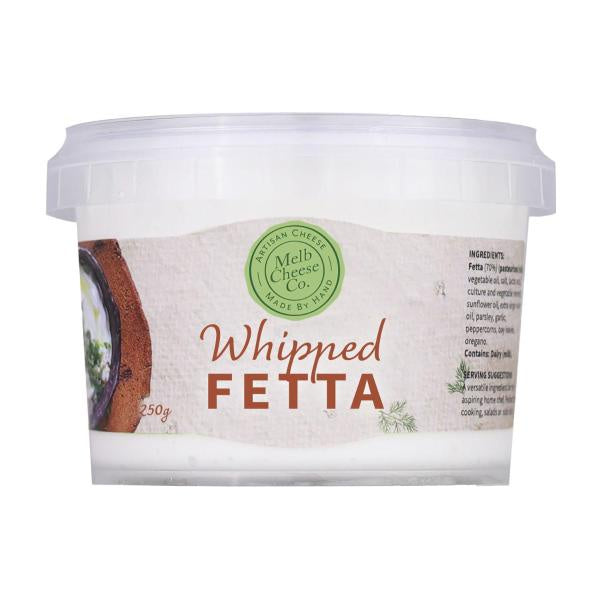 Melbourne Cheese Company Whipped Fetta 250g