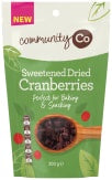 Community Co Dried Cranberries 200g