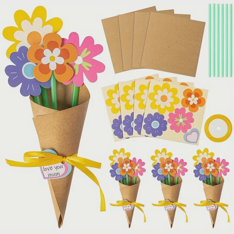 Flower Bouquet Craft Kit Teacher Gift