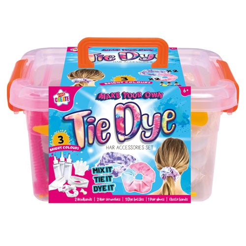 Make Your Own Tie Dye Hair Accessories Set