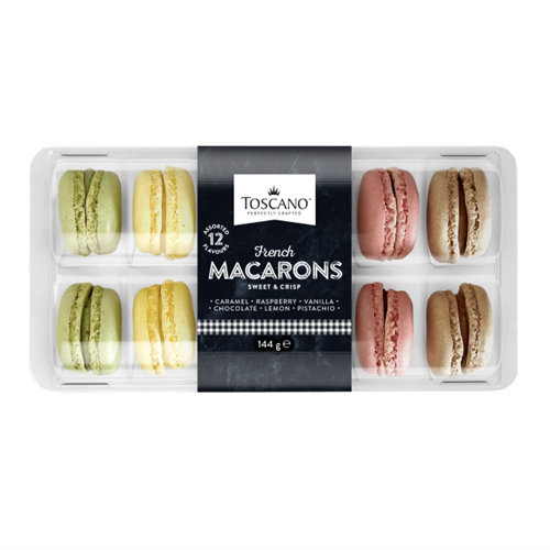 Toscano Macarons 12PK 144g