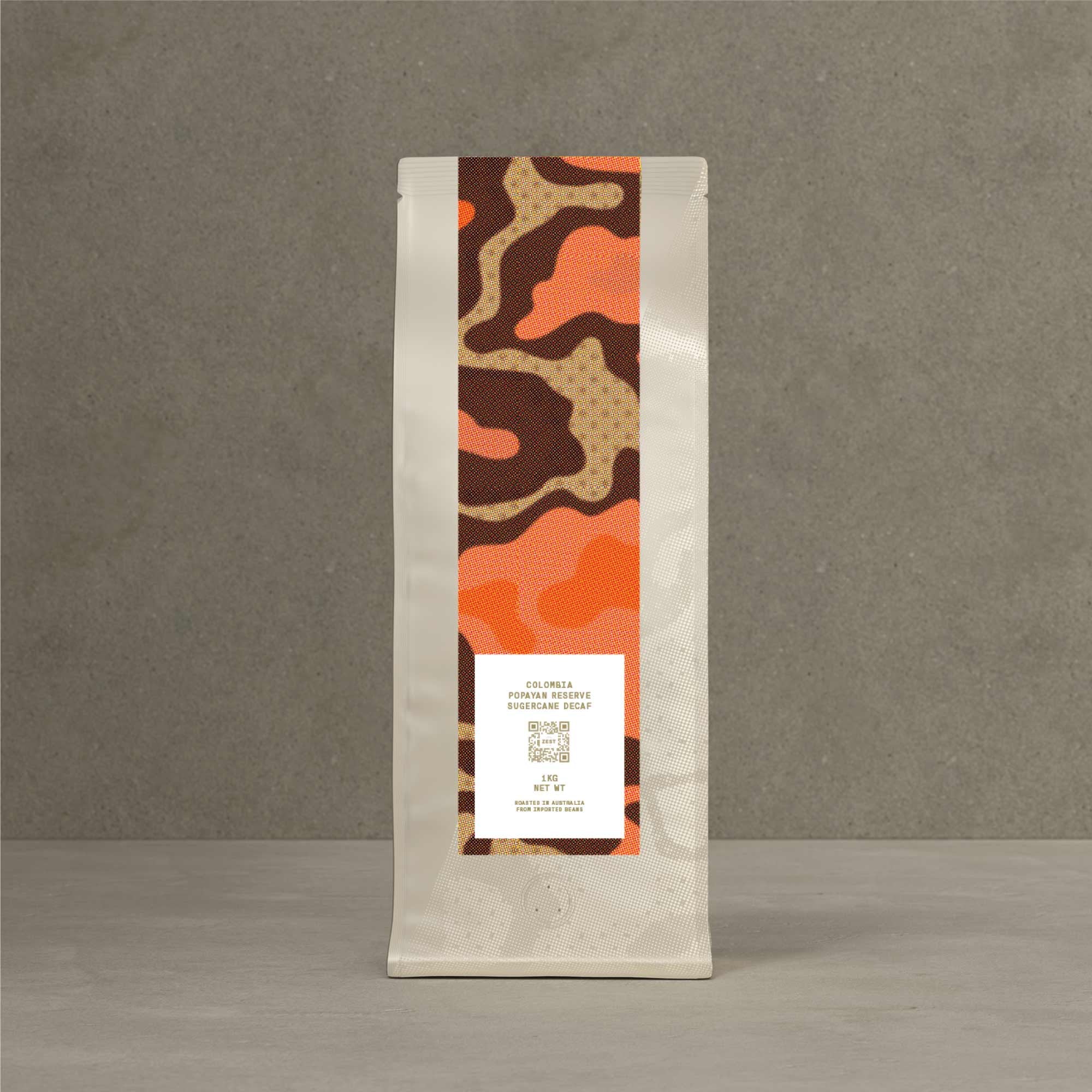 Zest Premium Decaf Beans 1kg