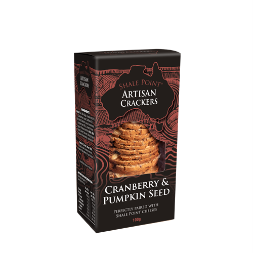 Shale Point Artisan Cracker Cranberry & Pumpkinseed 100G