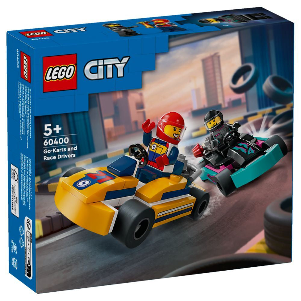 Lego Go-Karts and Race Drivers