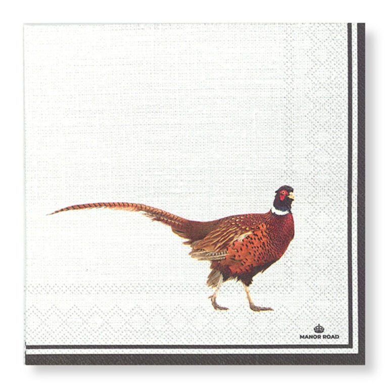 Pheasant 40cm Airlaid Thickness Napkin 20pk