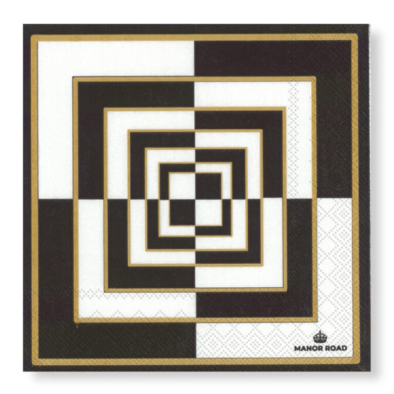 Stripe Deco 33cm Tissue Napkin 20pk