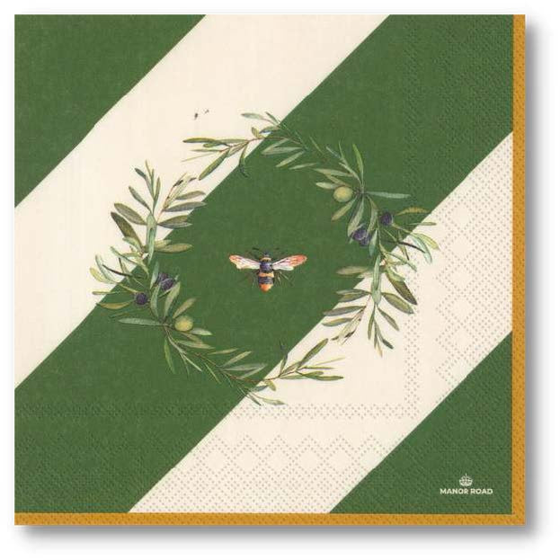 Olive & Bee 25cm Tissue Napkin 20pk