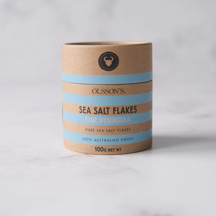 Olsson's Sea Salt Flakes 120g Kraft Canister