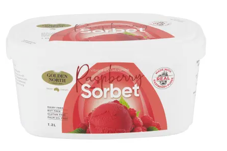 Golden North Raspberry Sorbet 1.2L