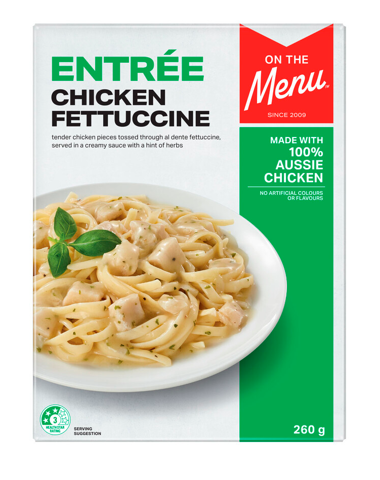 On the Menu Chicken Fettuccine 260g