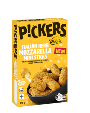 Mc Cain Pickers  Italian Herb Mini Mozzarella Sticks 230g