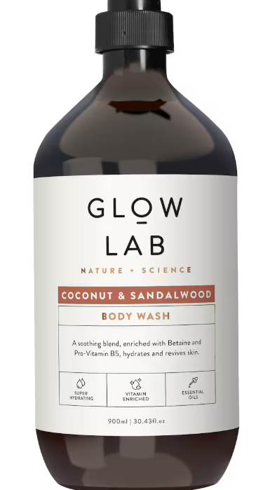Glow Lab Coconut Sandalwood Body Wash 900ml