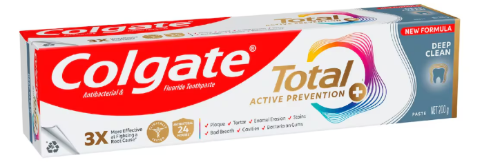 Colgate Total Active Prevention Deep Clean Toothpaste 200g
