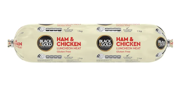 Black & Gold Ham & Chicken Luncheon Meat 1kg