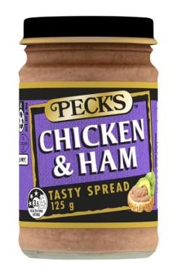 Peck's Devilled Chicken & Ham Spread 125g