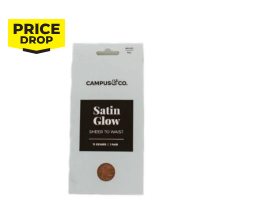 Campus&Co. Satin Glow Sheer to Waist Natural XSmall to fit 9-10y