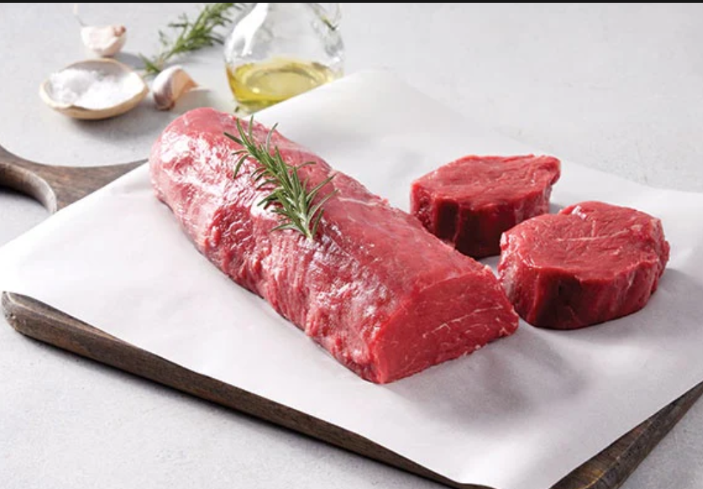Premium Beef Eye Fillet Whole Frozen $45/kg