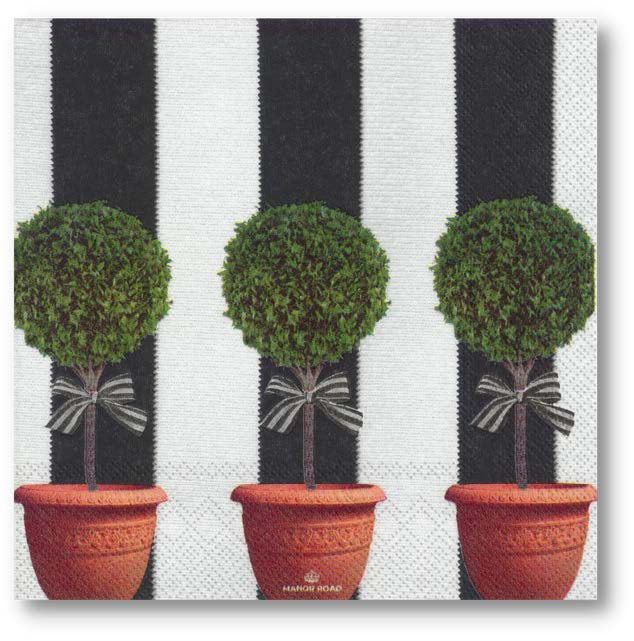 Topiary 25cm Tissue Napkin 20pk