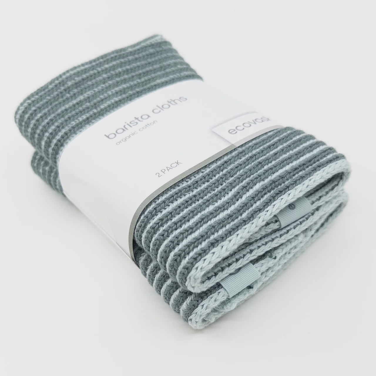 Ecovask Barista Cloth Duck Egg 2pk