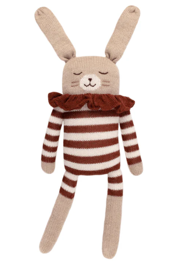 Main Sauvage Large Bunny - Sienna Striped Romper
