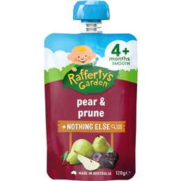 Rafferty's Garden Pear & Prune 4mth 120g