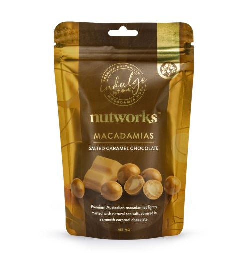 Nutworks Salted Caramel Choc Macadamias 200g
