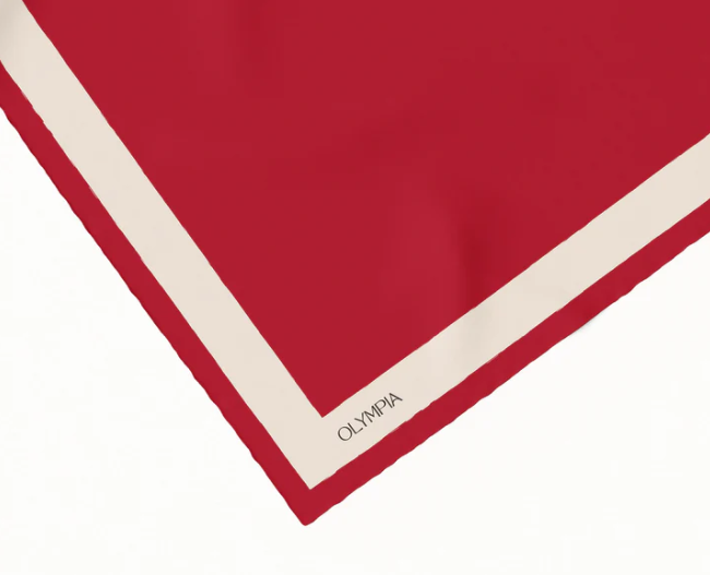OIympia Dimity Silk Scarf Salsa